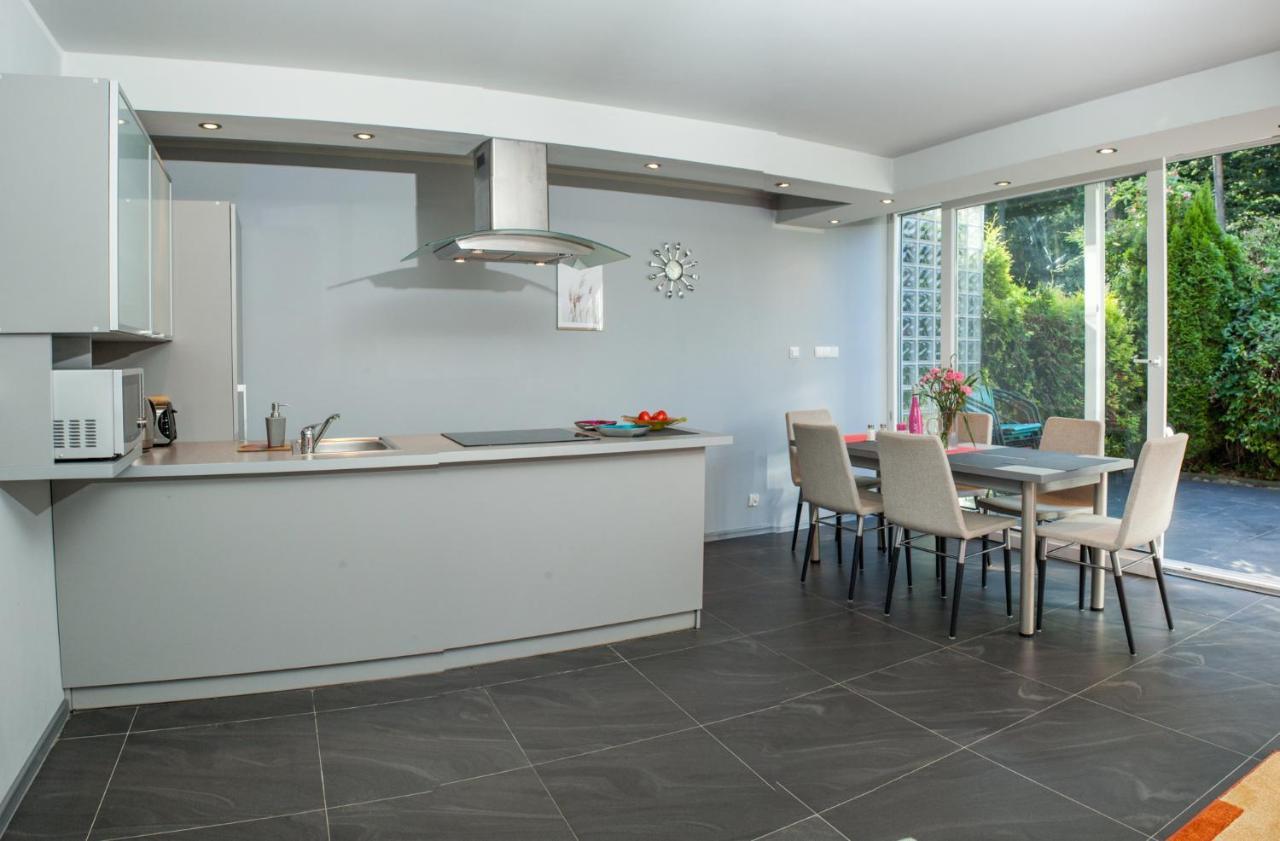 Apartament Blekitny Horyzont - Gwiazda Polnocy Daire Jastrzębia Góra Dış mekan fotoğraf