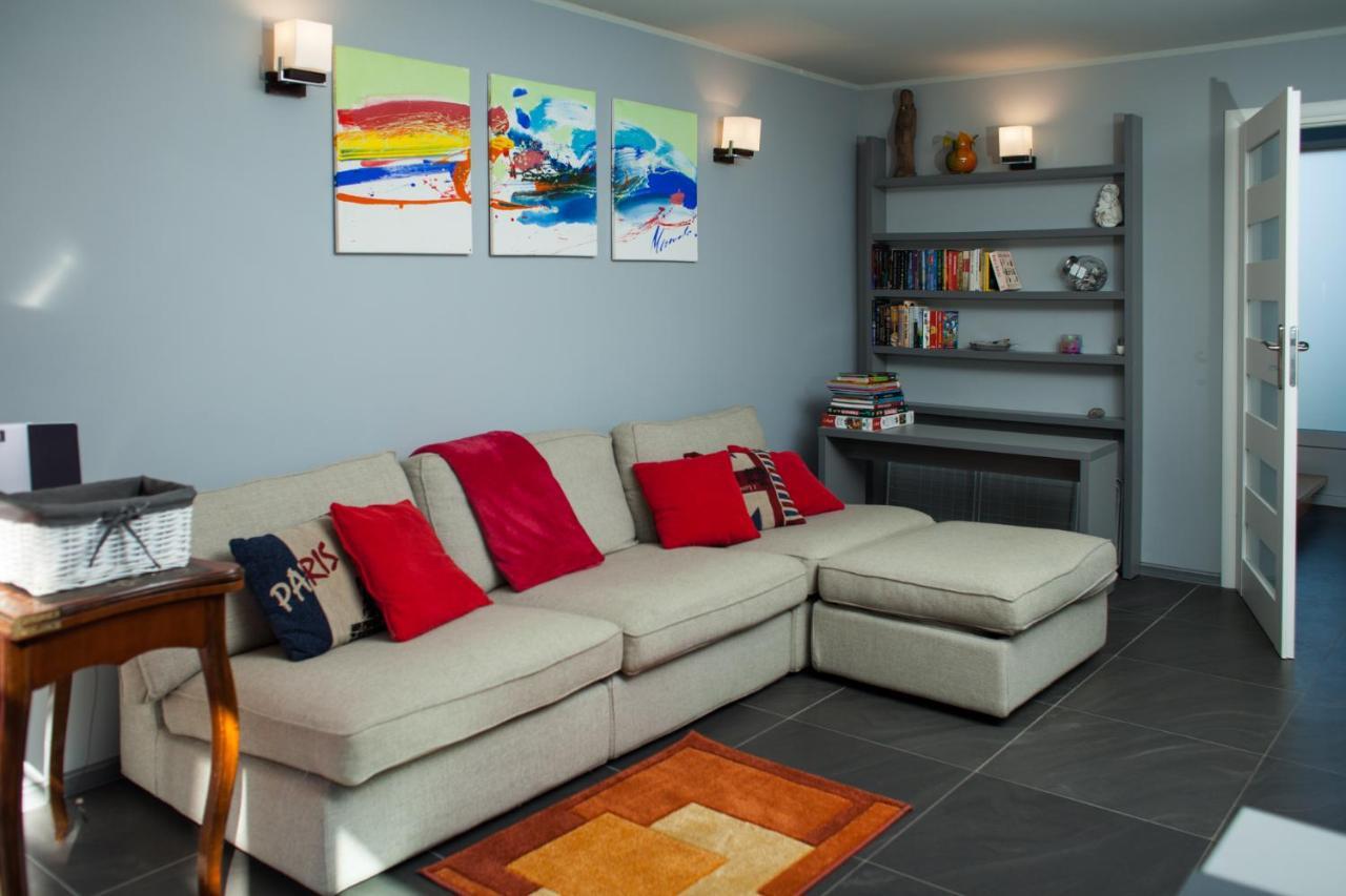 Apartament Blekitny Horyzont - Gwiazda Polnocy Daire Jastrzębia Góra Dış mekan fotoğraf