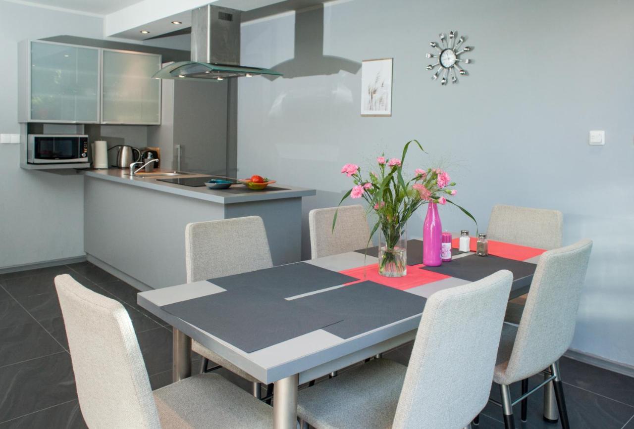Apartament Blekitny Horyzont - Gwiazda Polnocy Daire Jastrzębia Góra Dış mekan fotoğraf