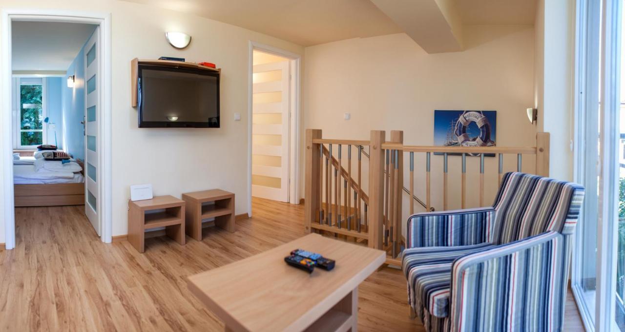 Apartament Blekitny Horyzont - Gwiazda Polnocy Daire Jastrzębia Góra Dış mekan fotoğraf